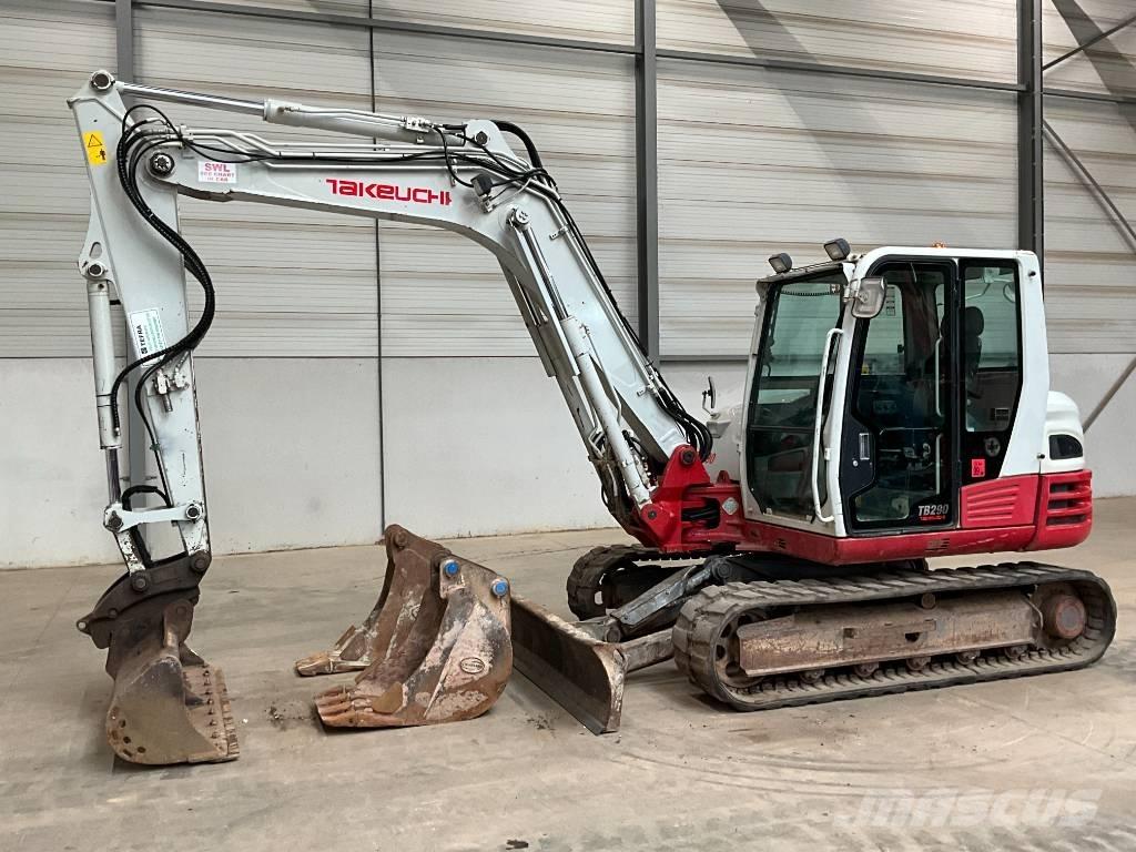 Takeuchi TB 290 Midigraafmachines 7t - 12t