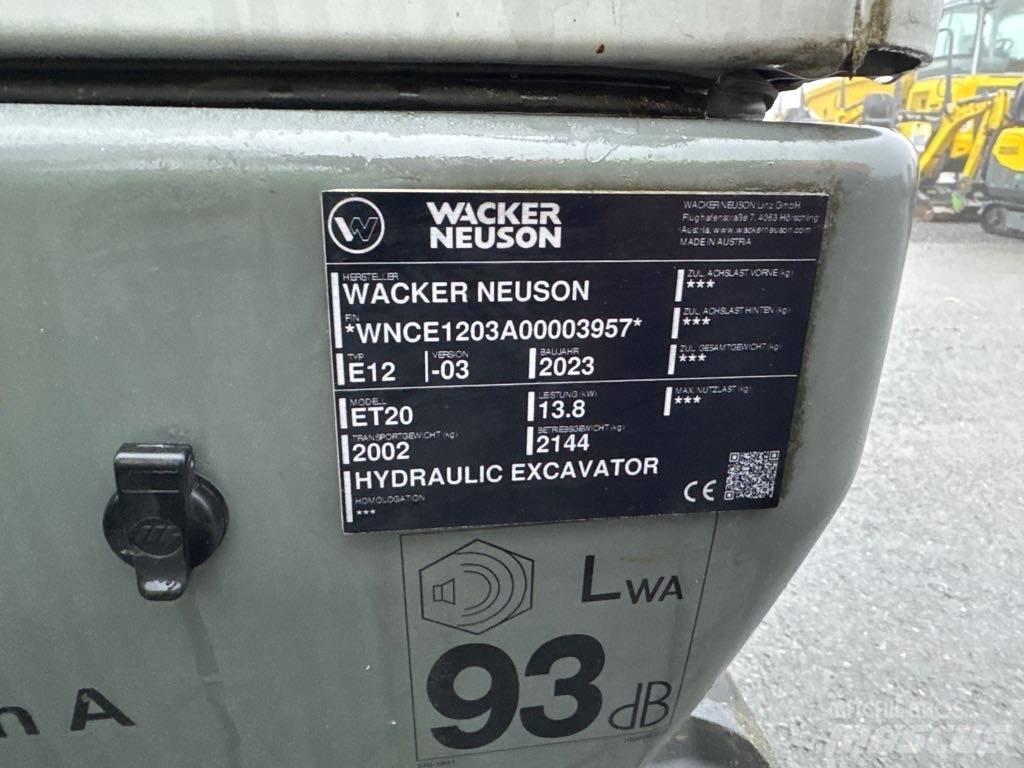 Wacker Neuson ET20 Rupsgraafmachines
