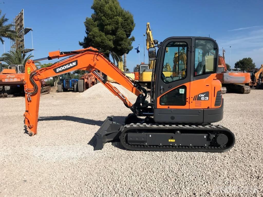 Doosan DX 63-3 Minigraafmachines < 7t