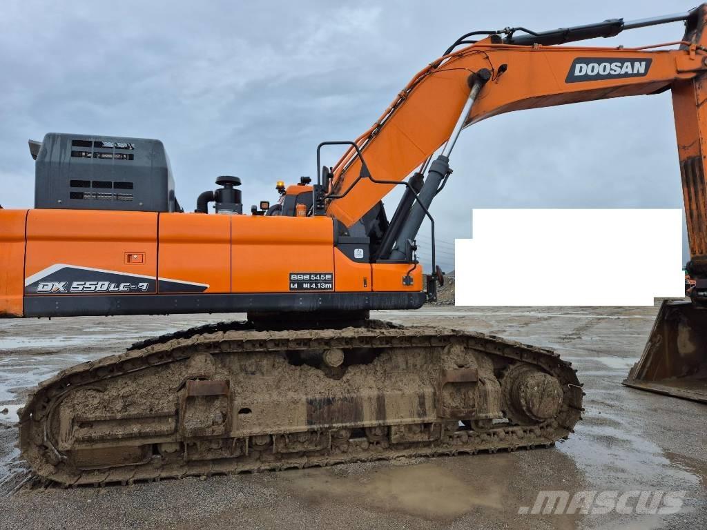 Doosan DX550LC-7 Rupsgraafmachines