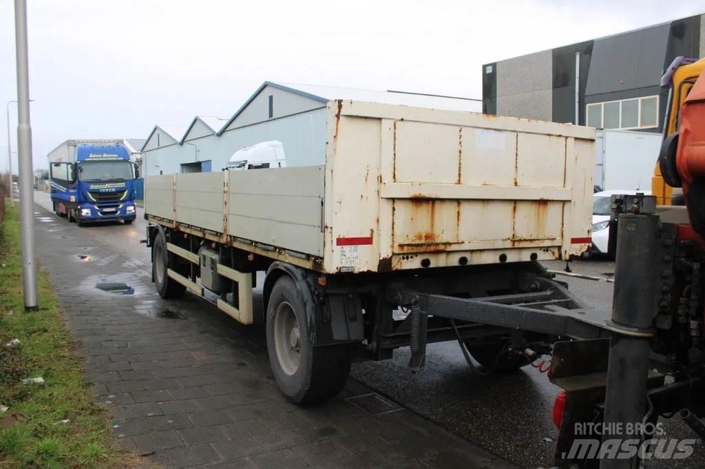 Lecitrailer + 2 AXEL Vlakke laadvloer