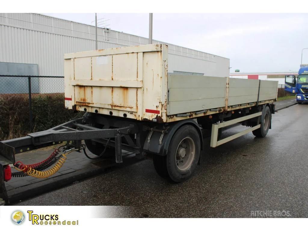 Lecitrailer + 2 AXEL Vlakke laadvloer
