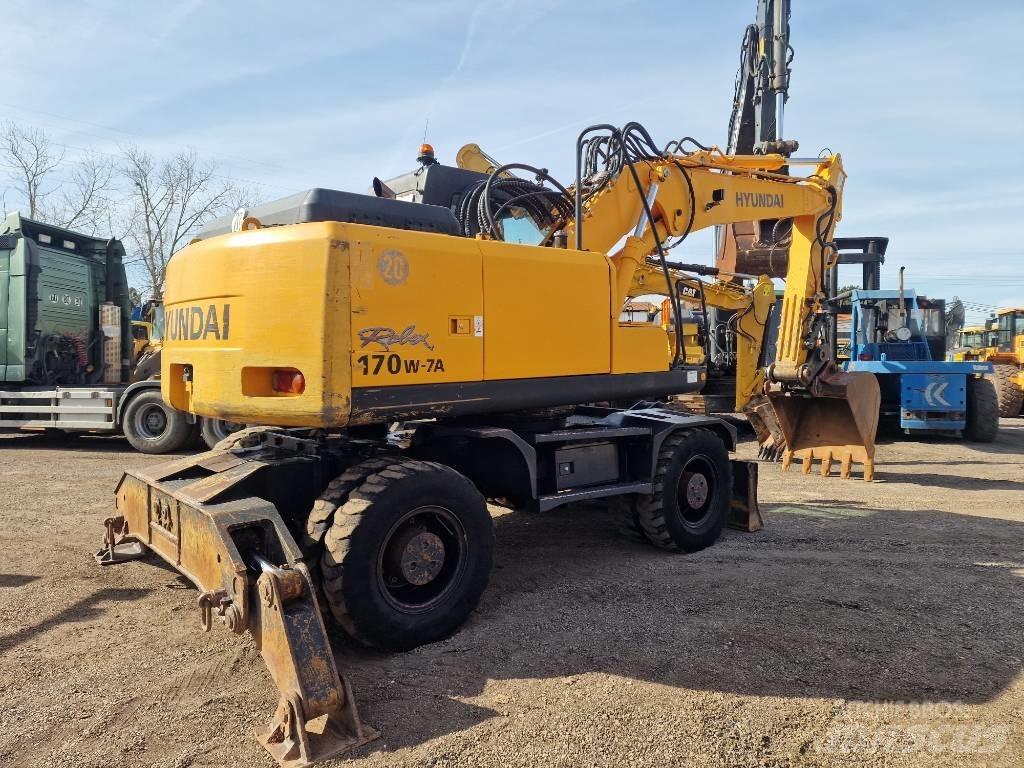 Hyundai R 170 W Wielgraafmachines