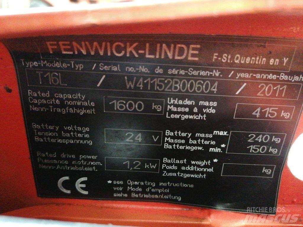 Linde T16L Electro-pallettrucks