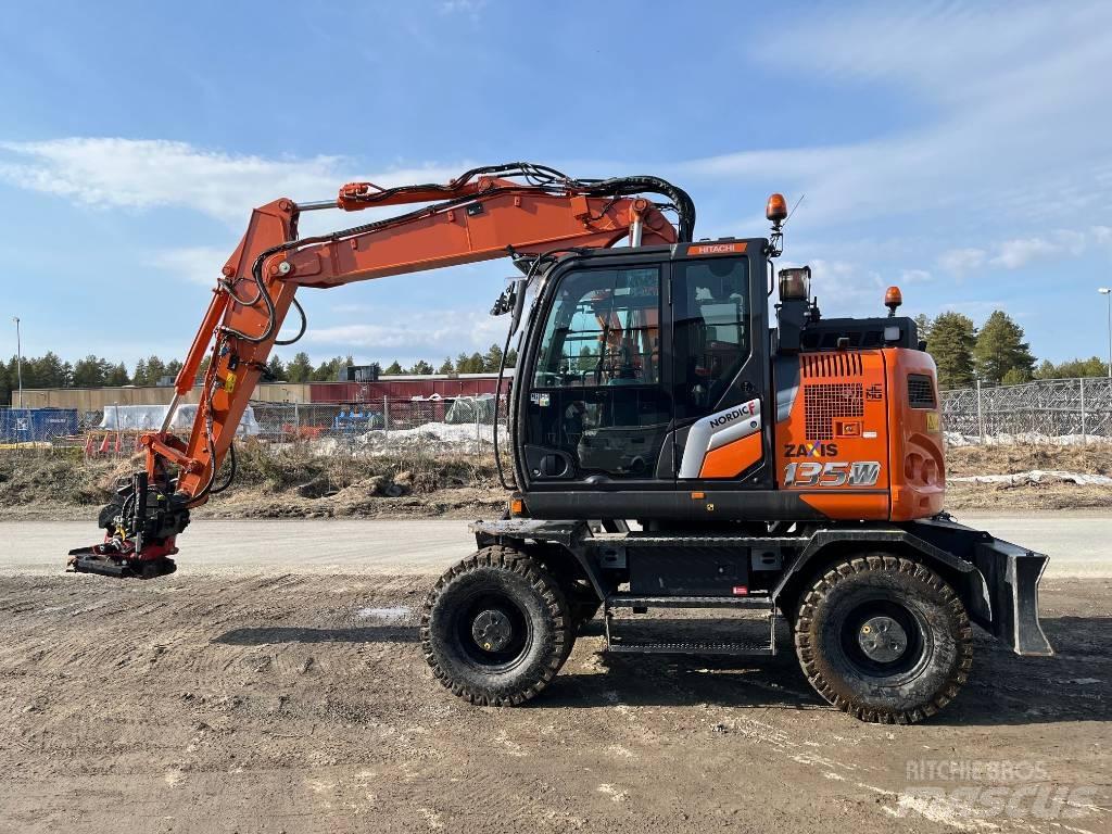 Hitachi ZX135W-7 Wielgraafmachines