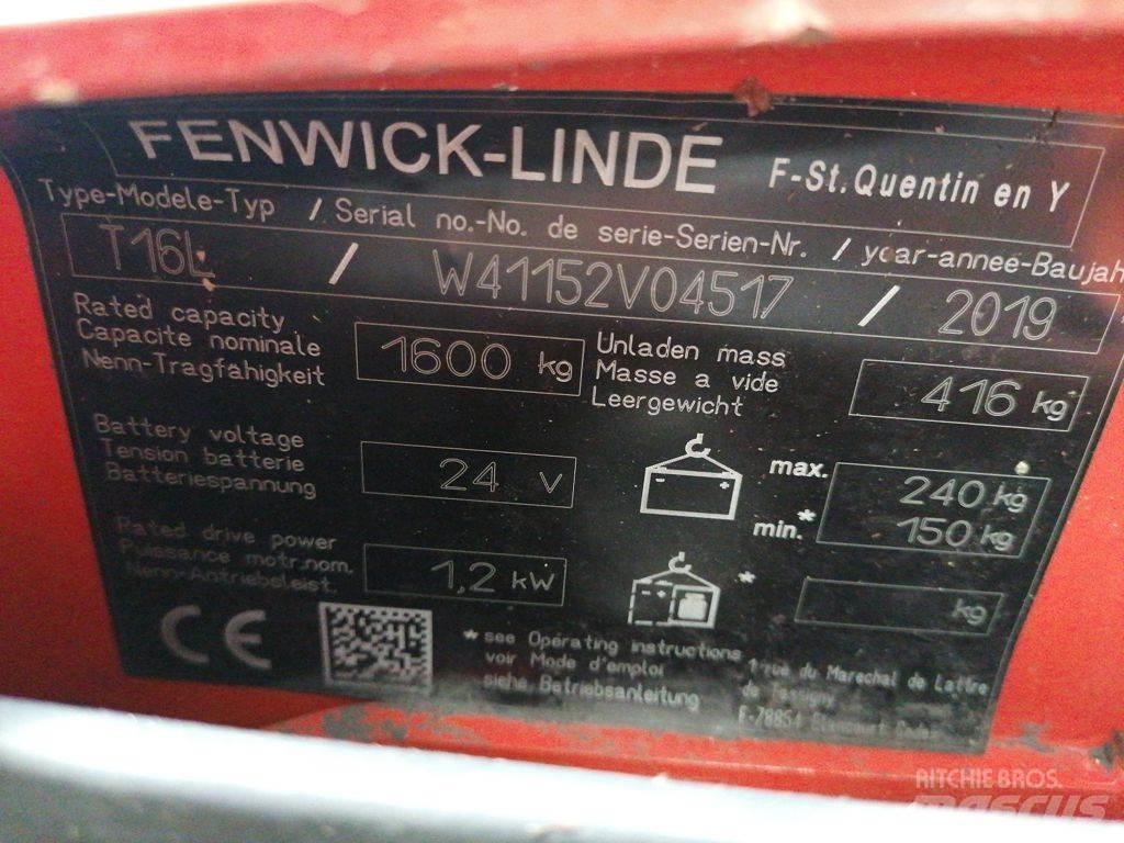 Linde T16L Electro-pallettrucks