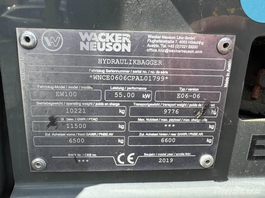 Wacker Neuson EW100 Wielgraafmachines