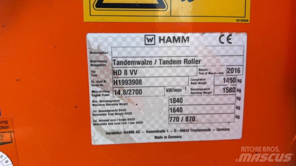 Hamm HD 8 VV Duowalsen