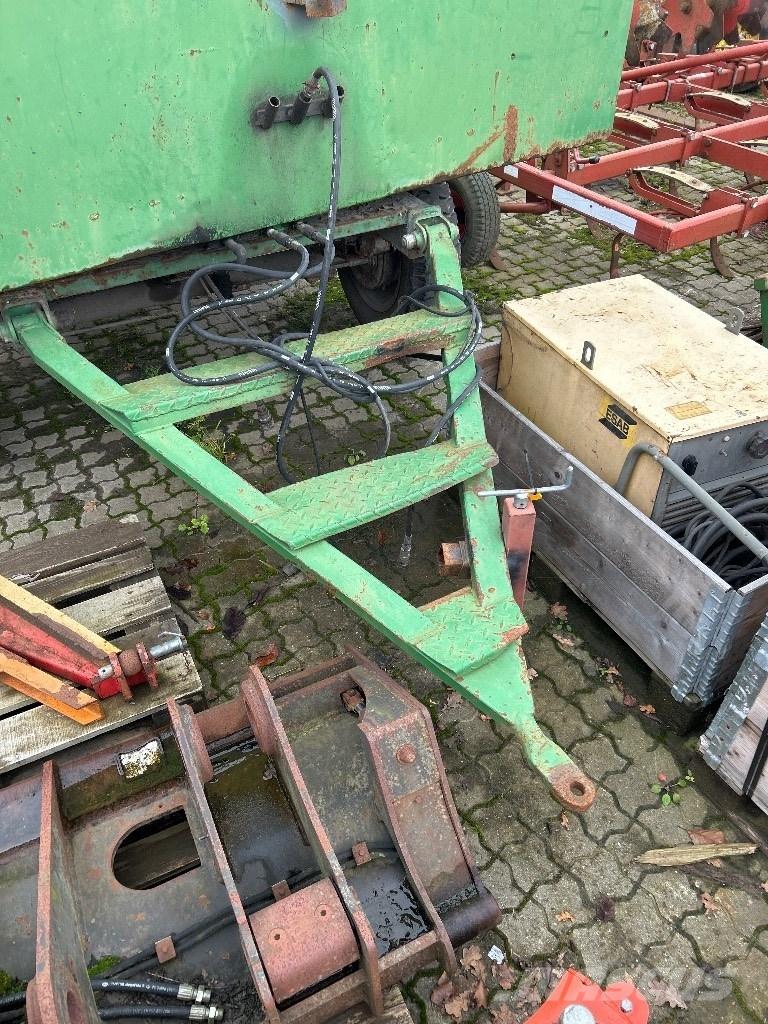  Blokvogn 4 hjulet Low loader-semi-trailers