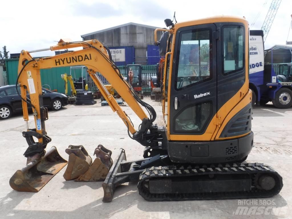 Hyundai Robex 27 Z-9 Minigraafmachines < 7t