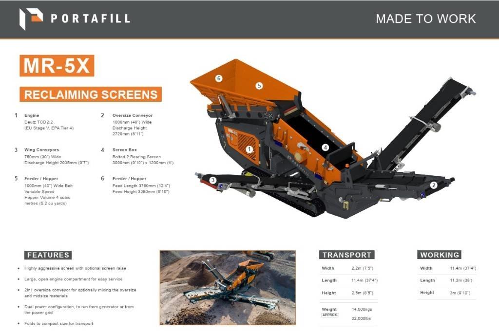 Portafill MR-5X Mobiele zeefinstallaties