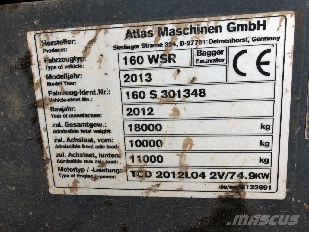 Atlas 160 WSR Wielgraafmachines