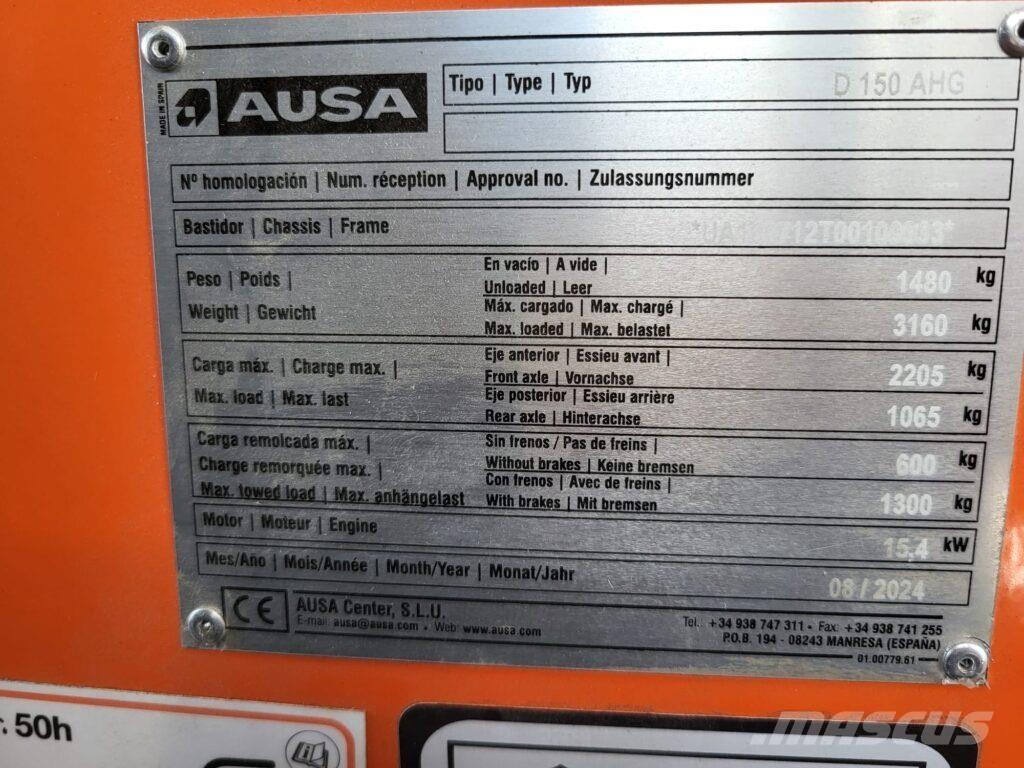 Ausa D150AHG Starre dumptrucks