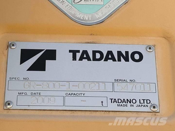 Tadano GR 800 XL-1 Ruwterrein kranen