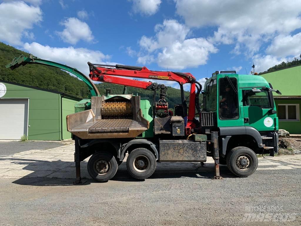 JENZ MAN TGS 6x4 Houtversnipperaars