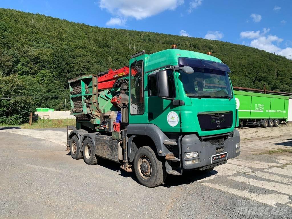 JENZ MAN TGS 6x4 Houtversnipperaars