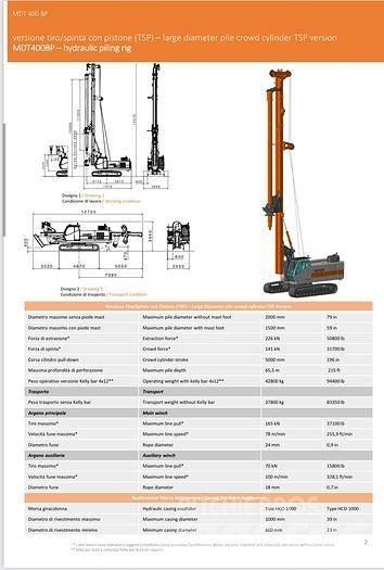  MDT 400BP Surface drill rigs