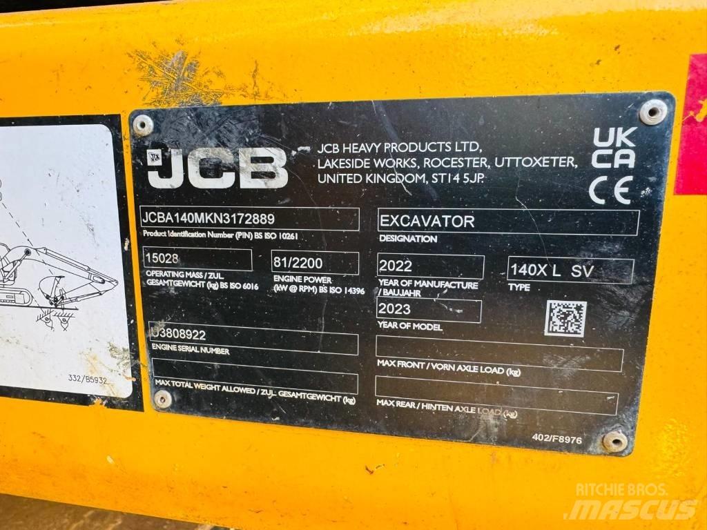 JCB 140 X Rupsgraafmachines