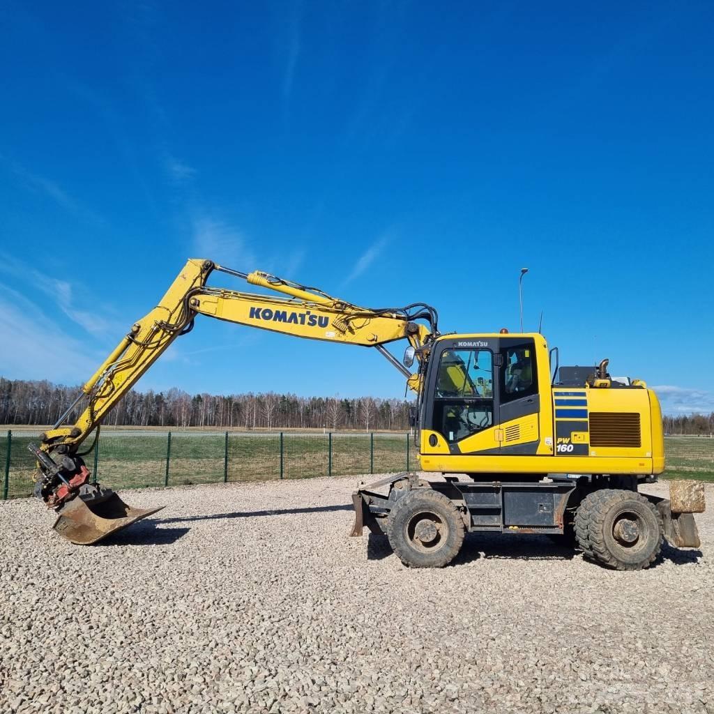 Komatsu PW160 - 11 Wielgraafmachines