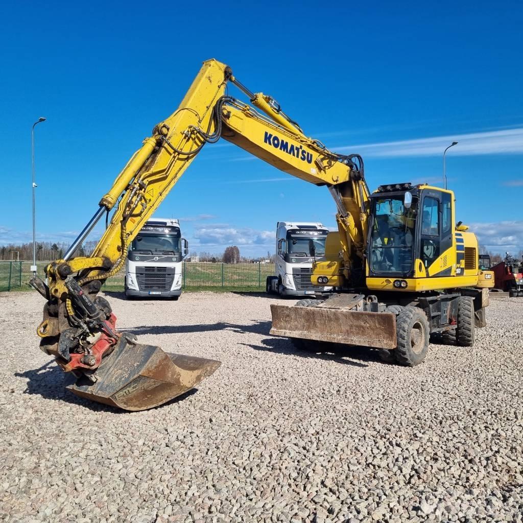 Komatsu PW160 - 11 Wielgraafmachines