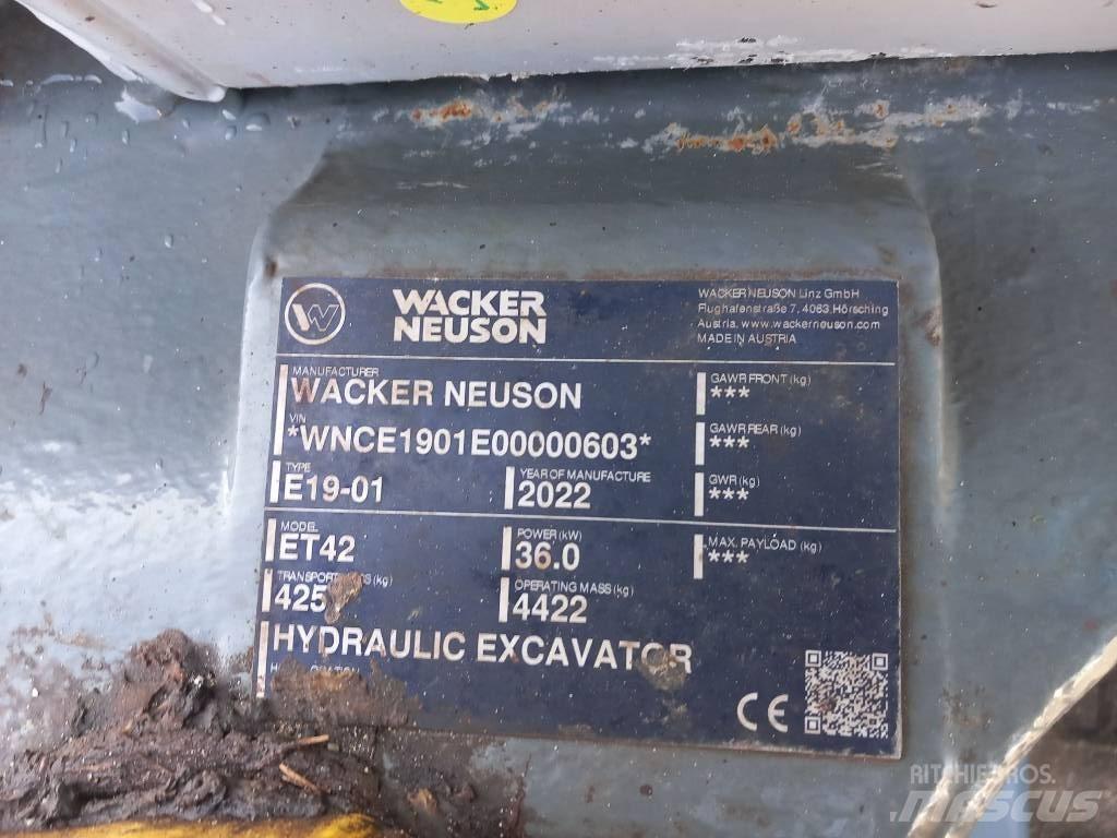 Wacker Neuson ET42 Rupsgraafmachines