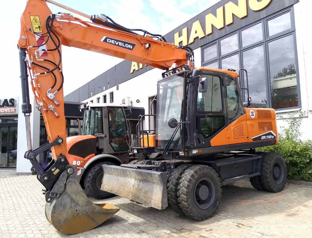 Doosan DX140W-7 Wielgraafmachines