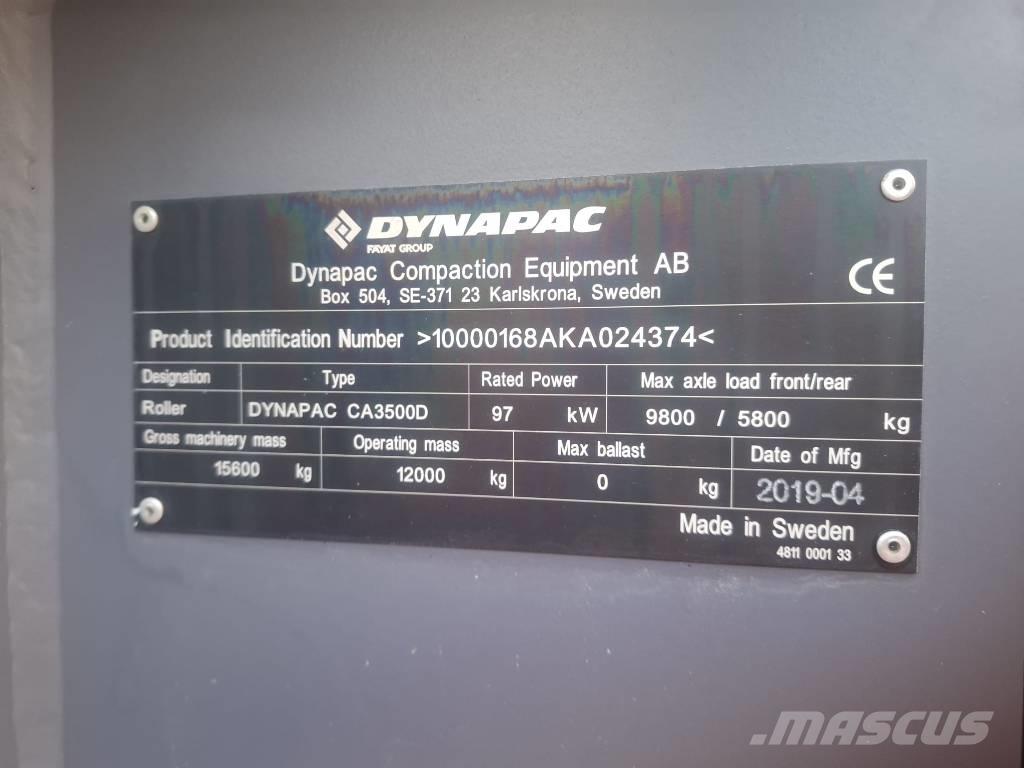 Dynapac CA 3500 D Trilrolwalsen
