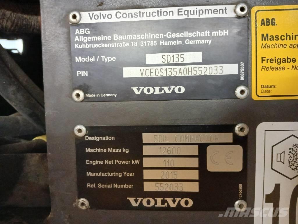 Volvo SD135, Vält Trilrolwalsen