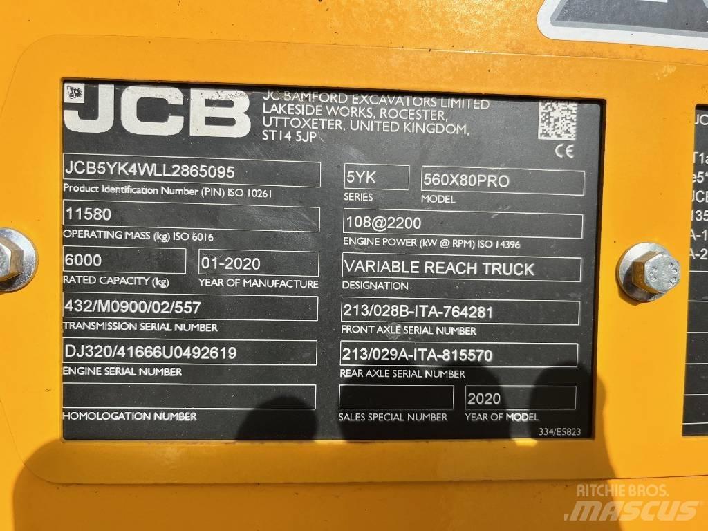 JCB 560-80 AGRI PRO Verreikers