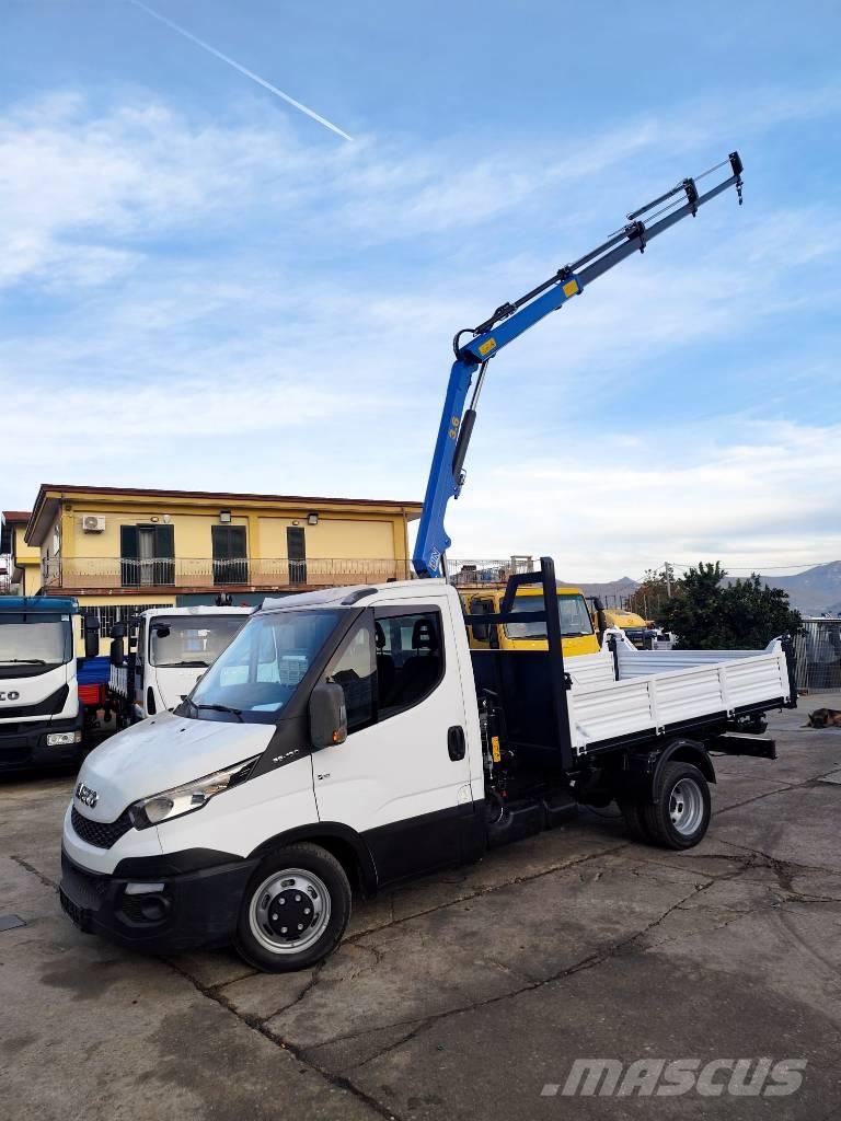 Iveco Daily 35-150 Vlakke laadvloer met kraan