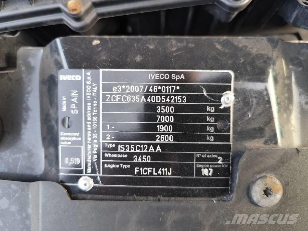 Iveco Daily 35-150 Vlakke laadvloer met kraan