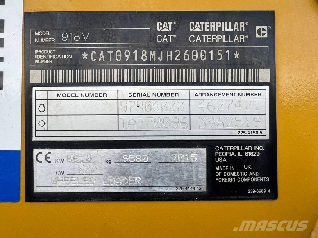 CAT 918 M Wielladers