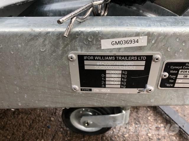 Ifor Williams HB 506 Veetransport oplegger