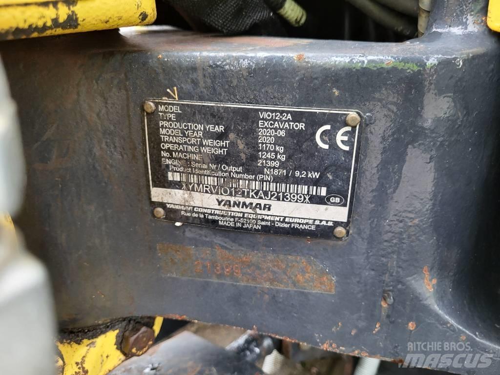 Yanmar VIO12 Minigraafmachines < 7t
