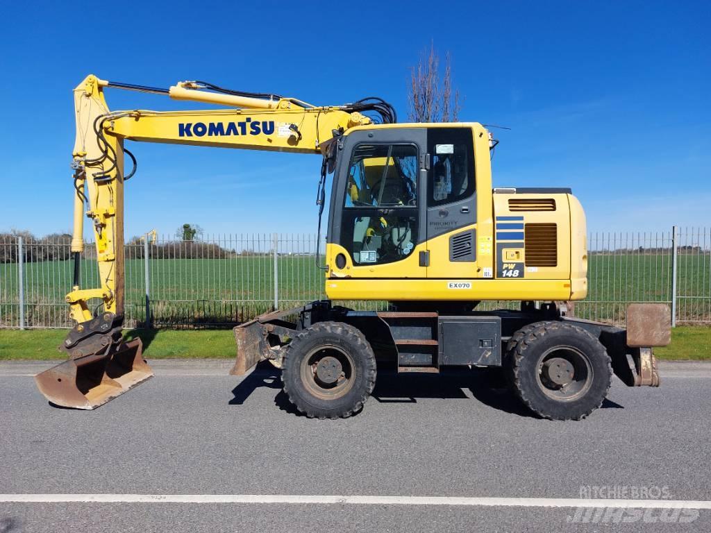 Komatsu PW148-10 Wielgraafmachines