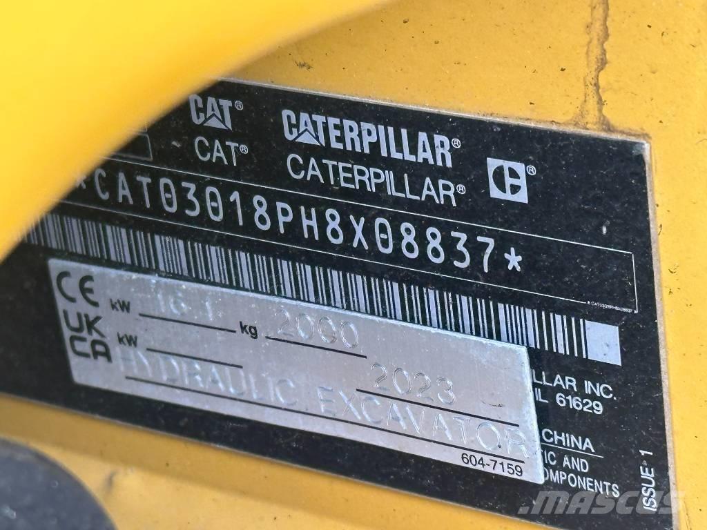 CAT 301.8 Minigraafmachines < 7t