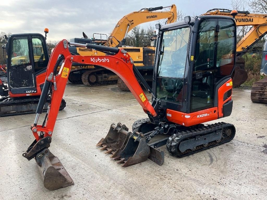 Kubota KX 018-4 Minigraafmachines < 7t