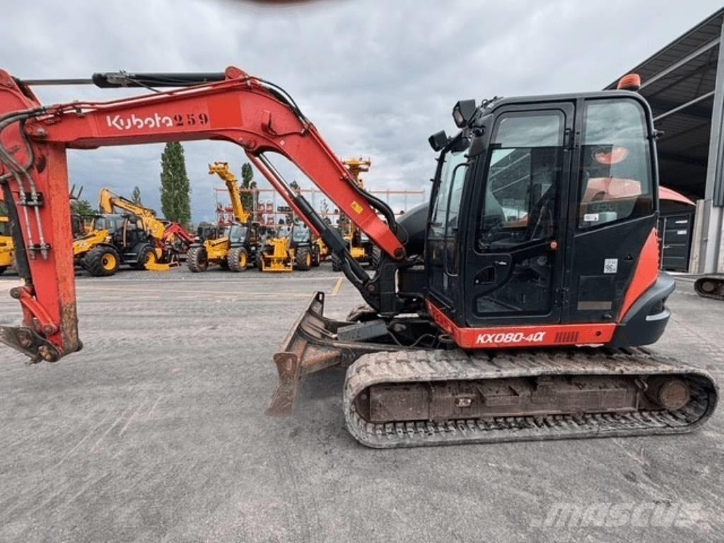 Kubota KX 080-4 Midigraafmachines 7t - 12t