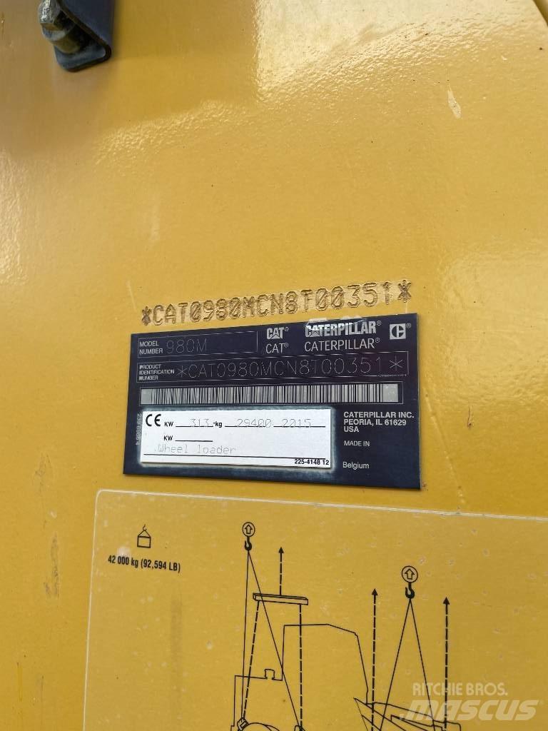 CAT 980M Wielladers