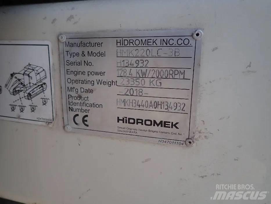 Hidromek HMK 220LC Rupsgraafmachines