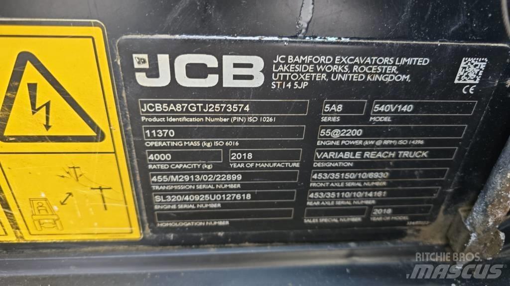 JCB 540-140 Verreikers