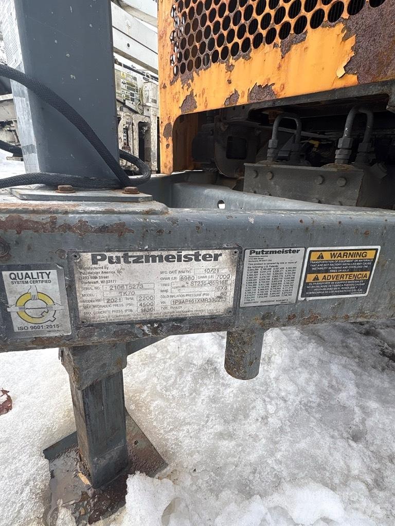 Putzmeister TK 70 Betonpomptrucks