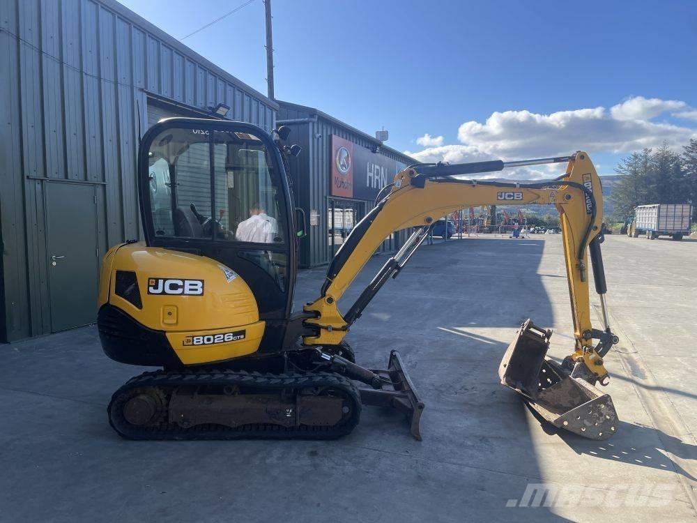 JCB 8026 Minigraafmachines < 7t