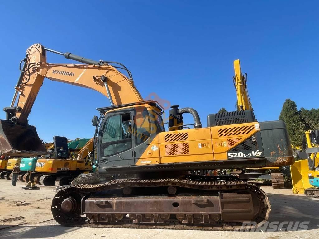 Hyundai Robex 520 VS Rupsgraafmachines
