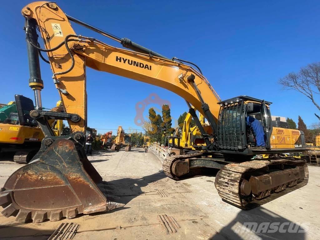 Hyundai Robex 520 VS Rupsgraafmachines