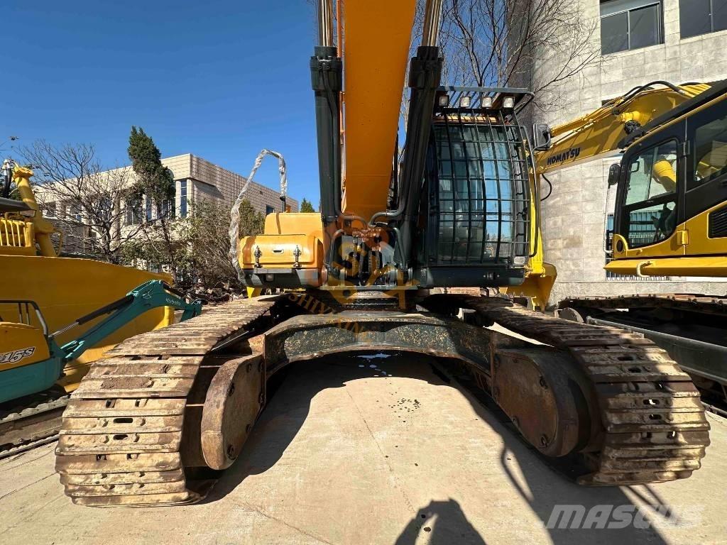 Hyundai Robex 520 VS Rupsgraafmachines