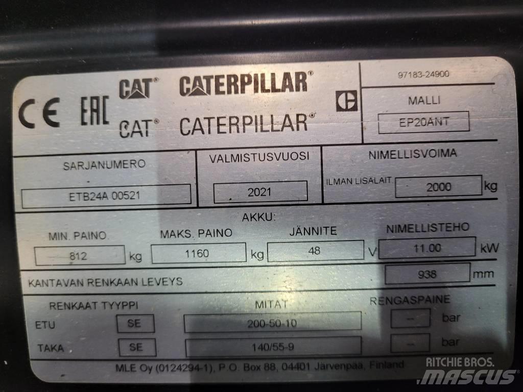 CAT EP20 ANT Elektrische heftrucks