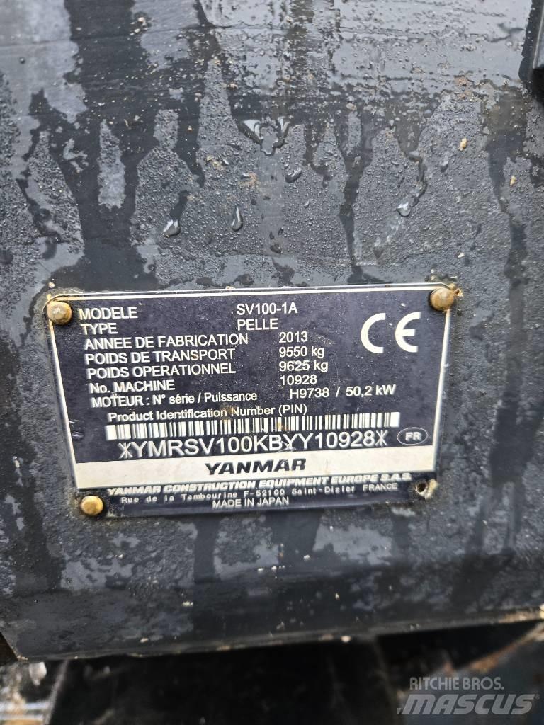 Yanmar SV 100-1A Midigraafmachines 7t - 12t