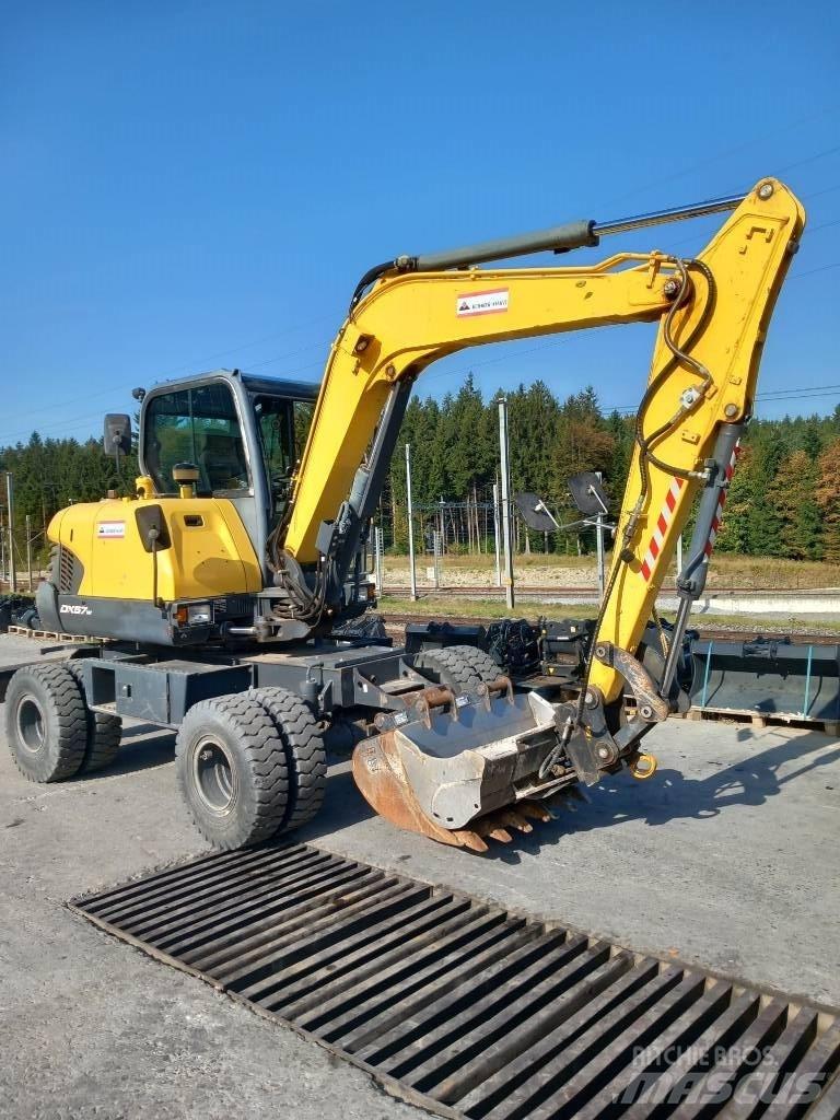 Doosan DX 57 W-5 Wielgraafmachines