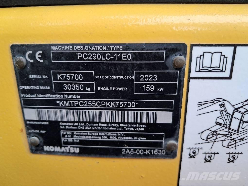 Komatsu PC290LC-11EO Rupsgraafmachines